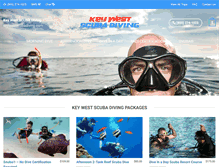 Tablet Screenshot of keywestscubadiving.com
